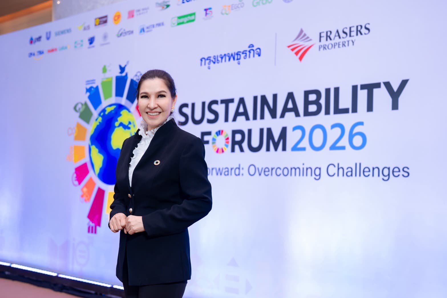 คุณศิริพร เดชสิงห์ ประธานเจ้าหน้าที่บริหาร สายงานความยั่งยืนและสื่อสารองค์กร บริษัท ซีพี แอ็กซ์ตร้า จำกัด (มหาชน) 