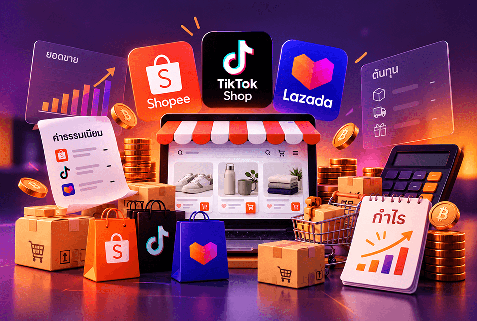 ลด GP ร้านค้าออนไลน์เหลือกำไรแค่ไหน เปิดต้นทุนจริง