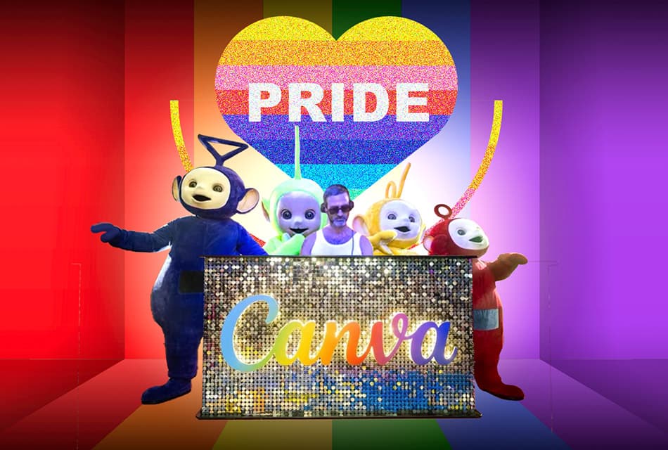 Teletubbies ยึดเวที Pride! ฉลองความหลากหลายกลางคานส์ โชว์สเต็ปแดนซ์ในงาน Canva Beach Pride Party