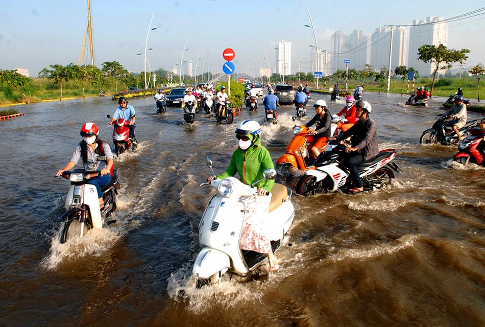 เวียดนามทุ่มงบ 1.3 หมื่นล้านดอลลาร์แก้ปัญหาน้ำท่วมนครโฮจิมินห์ซ้ำซาก