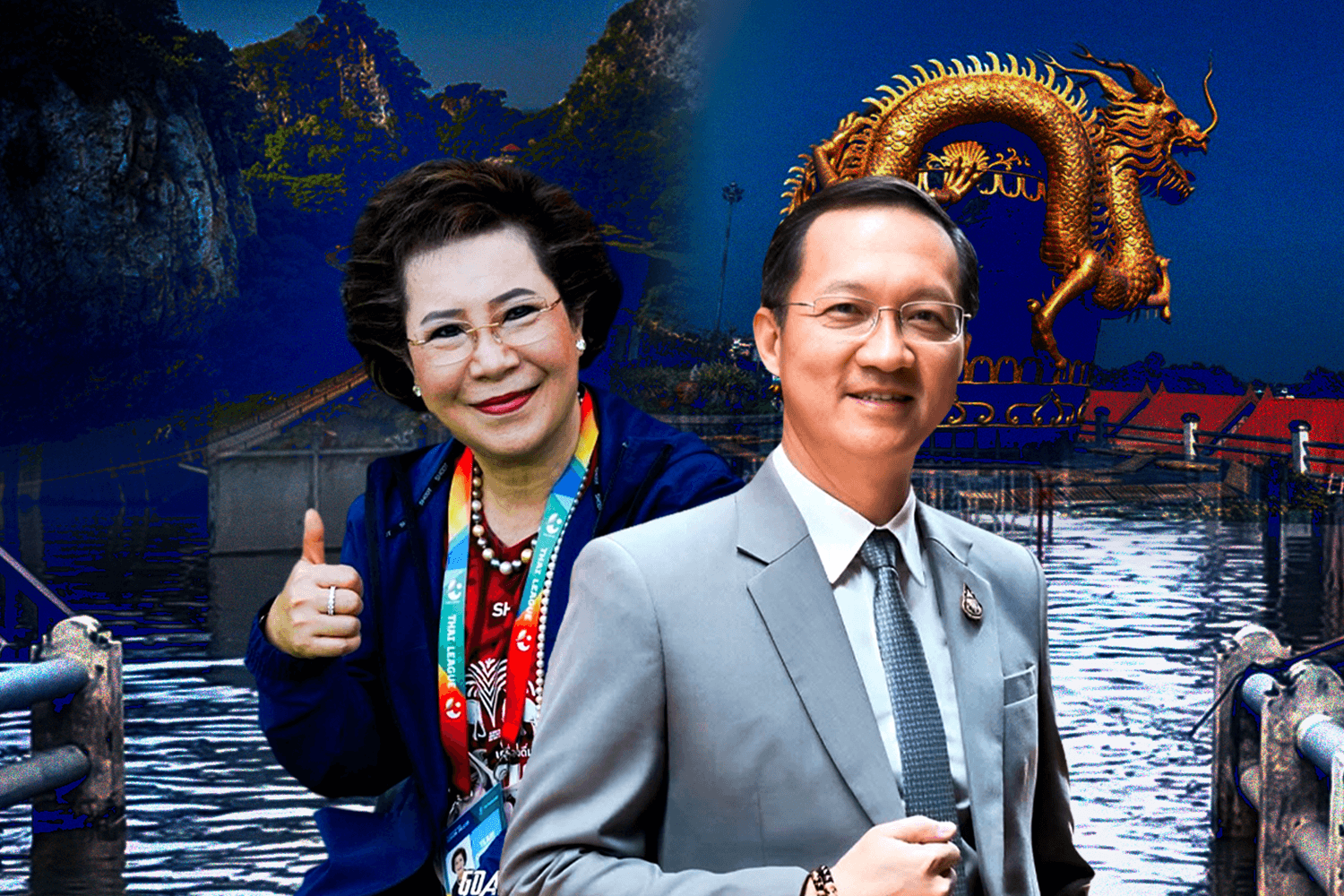 น้ำท่วม ตอโผล่! ศึกเมืองโอ่ง 2 สี 'น้ำเงิน' กลืน 'เขียว' สภาวะ 'บ้านใหญ่' อยู่เหนือ 'พรรค'
