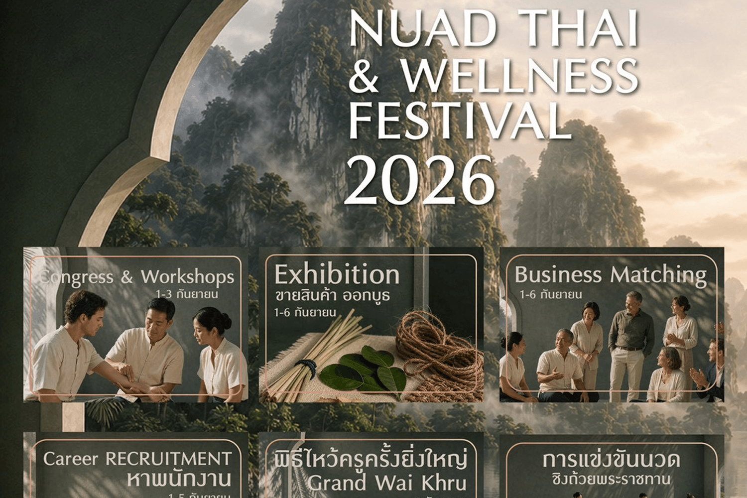 เปิดฉากแล้ว “มหกรรมนวดไทยและสุขภาพนานาชาติ 2569” ผนึก 10 องค์กรจาก 8 ประเทศ เดินหน้ายกระดับนวดไทยสู่เวทีสากล