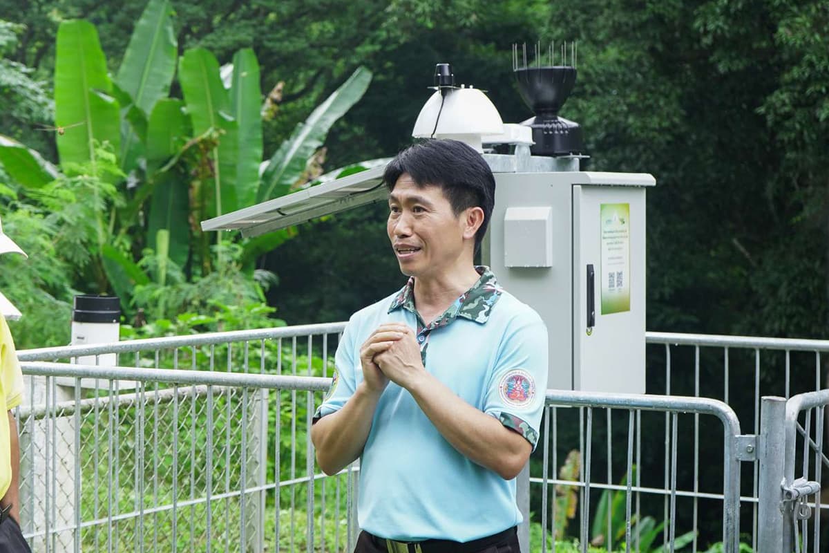 คุณมานพ แก้วฟู นักวิชาการป่าไม้ชำนาญการ หัวหน้าสถานีวิจัยต้นน้ำดอยเชียงดาว จ.เชียงใหม่
