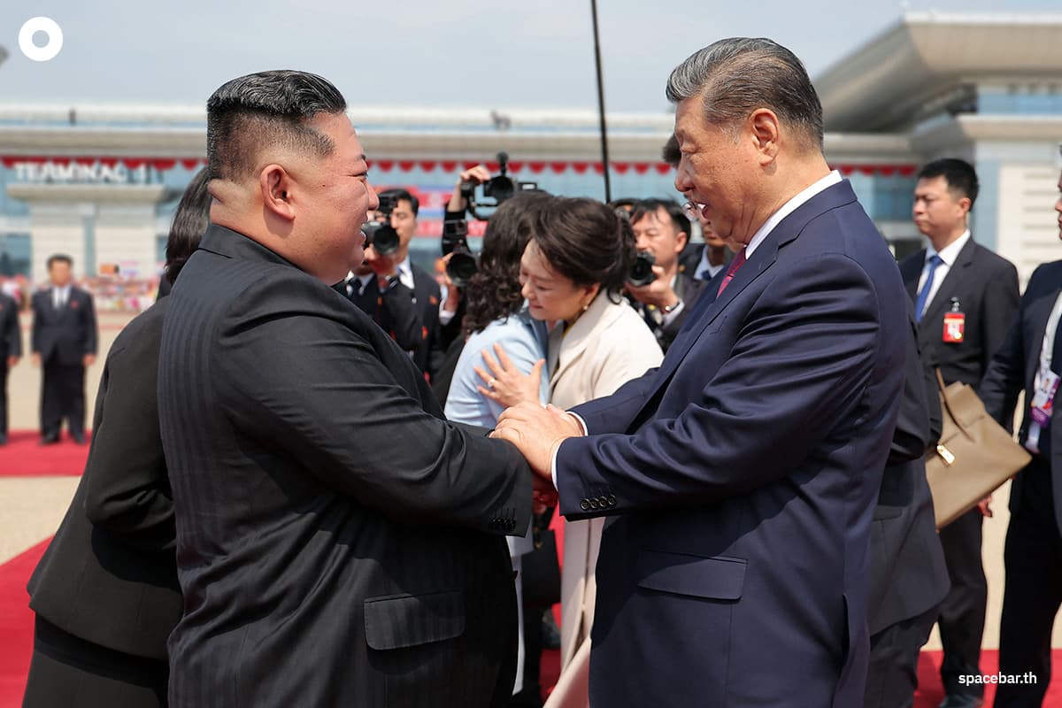 (Photo by STR / KCNA VIA KNS / AFP)